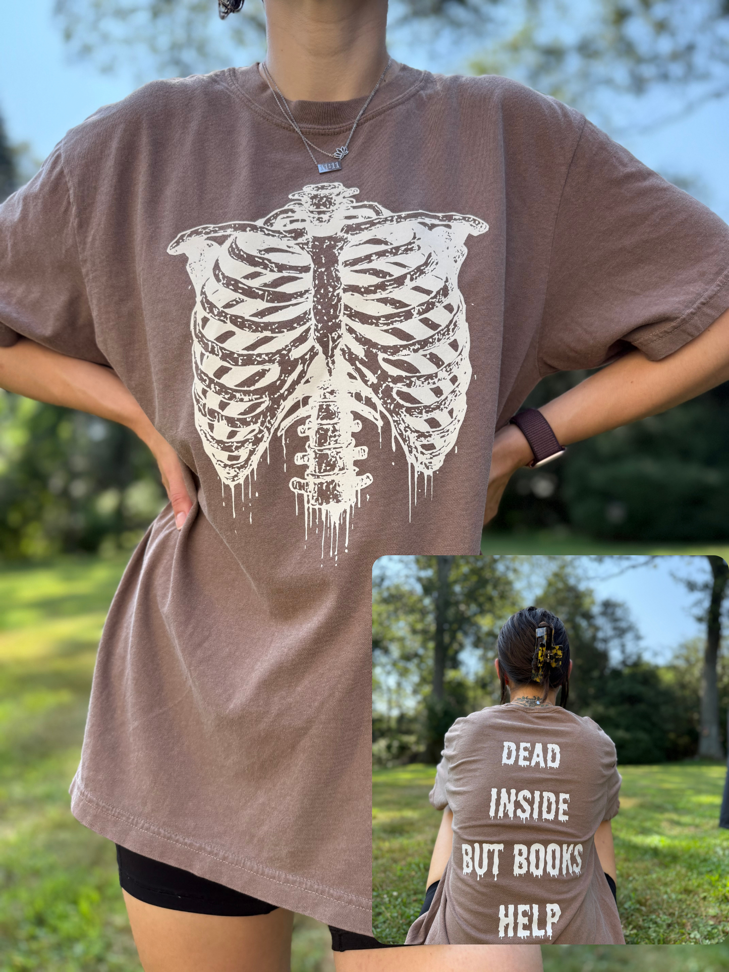 Dead inside but books help Shirt