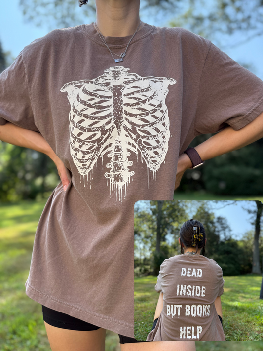 Dead inside but books help Shirt